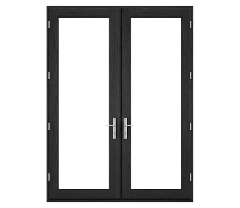 Pella Reserve Contemporary Wood Hinged Patio Door in Santa Fe